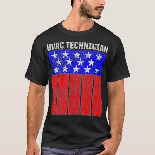 HVAC-technicus instrueert grappige HVAC-technologi T-shirt (Voorkant)