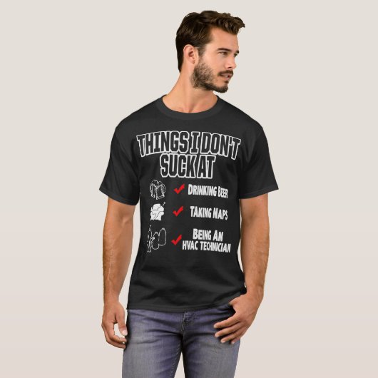 HVAC-technicus plant Funny HVAC Tech T-shirt (Voorkant volledig)