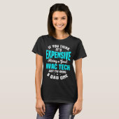 HVAC-technicus Service HVACR-technicus monteur Ins T-shirt (Voorkant volledig)
