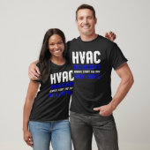 HVAC-technicus start Funny HVAC Tech T-shirt (Unisex)
