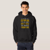 HVAC-technicus Vintage HVAC-tech Hoodie (Voorkant volledig)