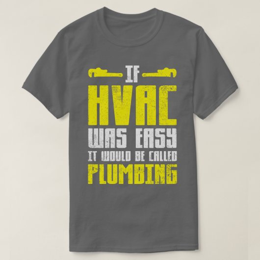 HVAC-technicus vintage T-shirt (Design voorkant)