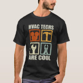 HVAC-techniek HVAC-technicus voor Handyman T-shirt (Voorkant)
