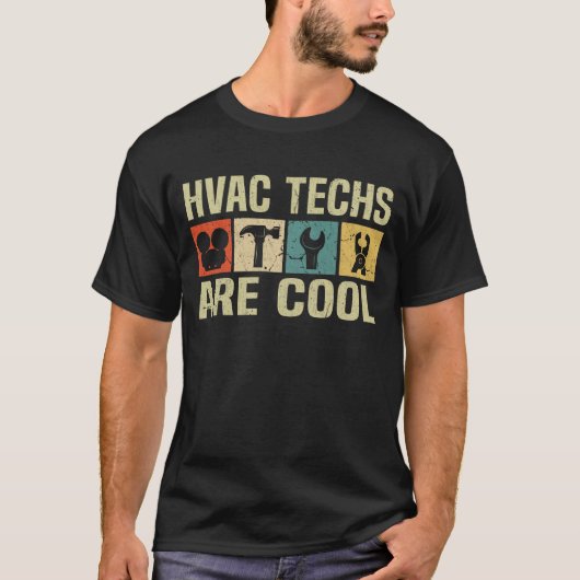HVAC-techniek HVAC-technicus voor Handyman T-shirt (Voorkant)
