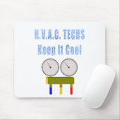 HVAC-technieken houden het bestand Cool.png Muismat (Met muis)