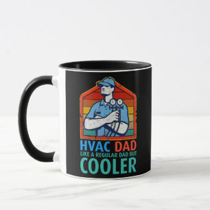 HVAC-vader, koeler Funny HVAC-technicus vader Mok