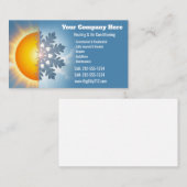  HVAC Verwarming & Airconditioning Visitekaartje (Voorkant / Achterkant)