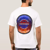 HVAC Verwarming en Air Light T-Shirt (Achterkant)