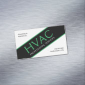 HVAC-verwarming en -koeling Professional Magnetisch Visitekaartje (Voorbeeld)