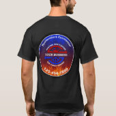 HVAC Verwarming en Lucht Donker T-shirt (Achterkant)