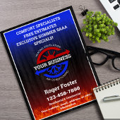 HVAC Verwarming en Lucht Flyer