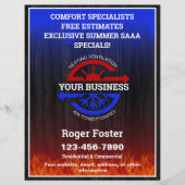 HVAC Verwarming en Lucht Flyer (Voorkant)