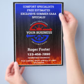 HVAC Verwarming en Lucht Flyer (Hand)