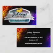 HVAC Visitekaartjes grafisch ontwerp (Voorkant / Achterkant)