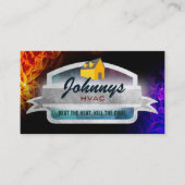 HVAC Visitekaartjes grafisch ontwerp (Voorkant)