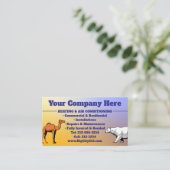  HVAC-Visitekaartjes Visitekaartje (Staand voorkant)