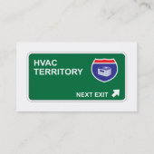 HVAC Volgende uitgang Visitekaartje (Achterkant)