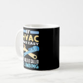 HVAC voor een HVAC-technicus Koffiemok (Voorkant links)