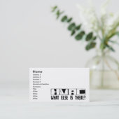 HVAC wat er nog meer is? Visitekaartje (Staand voorkant)