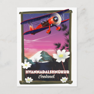 Hvannadalshnkur IJsland reisposter. Briefkaart