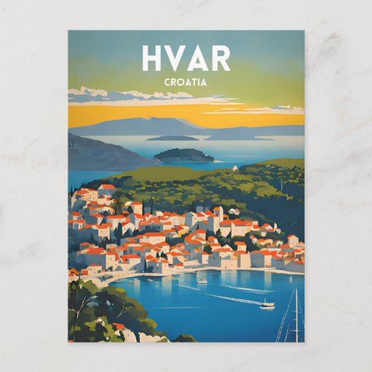 Hvar Briefkaart (Voorkant)