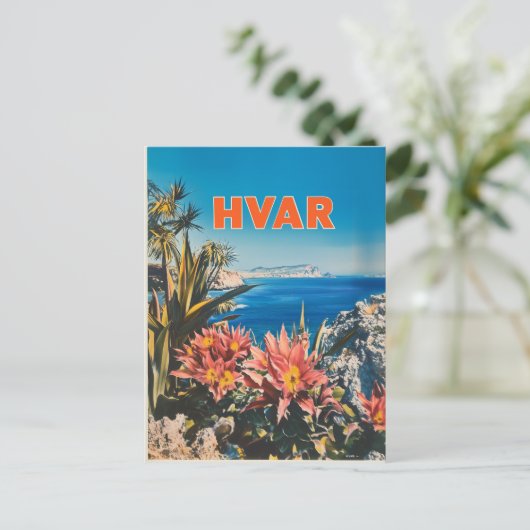 Hvar  briefkaart (Staand voorkant)