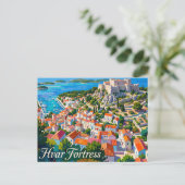 Hvar Fort Kroatië Briefkaart (Staand voorkant)