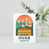 Hvar Island Old Town Briefkaart - Verken de Medite (Staand voorkant)
