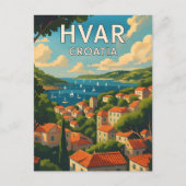 Hvar Island Old Town Briefkaart - Verken de Medite (Voorkant)