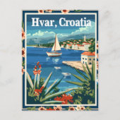 Hvar Kroatië Briefkaart (Voorkant)