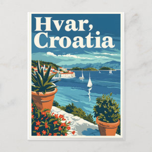 Hvar Kroatië Briefkaart
