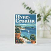 Hvar Kroatië Briefkaart (Staand voorkant)