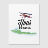 Hvar Kroatië-kaart (Voorkant)