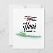 Hvar Kroatië-kaart (Voorkant)