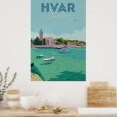 Hvar, Kroatië Poster (Keuken)
