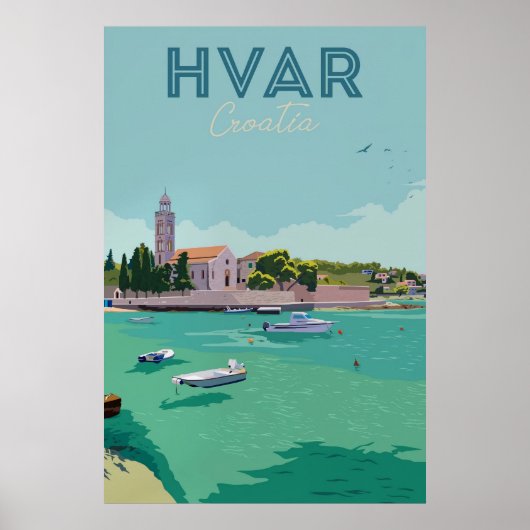 Hvar, Kroatië Poster (Voorkant)
