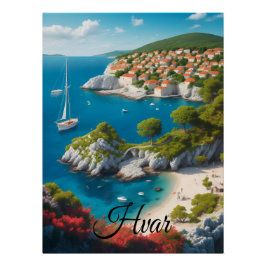 Hvar Kroatië Reisposter Perfect Poster