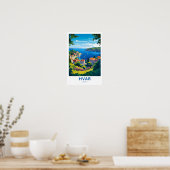 Hvar Kroatië Reisprint Poster (Keuken)