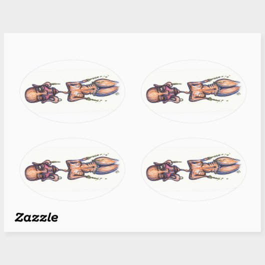 HVB NM, OVALE STICKER (Vel)