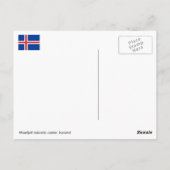 Hverfjall vulkanische krater, IJsland Briefkaart (Achterkant)