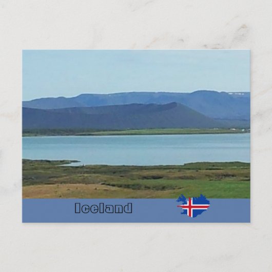 Hverfjall vulkanische krater, IJsland Briefkaart (Voorkant)