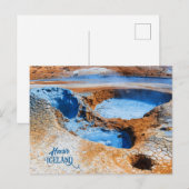 Hverir, IJsland Briefkaart (Voorkant / Achterkant)