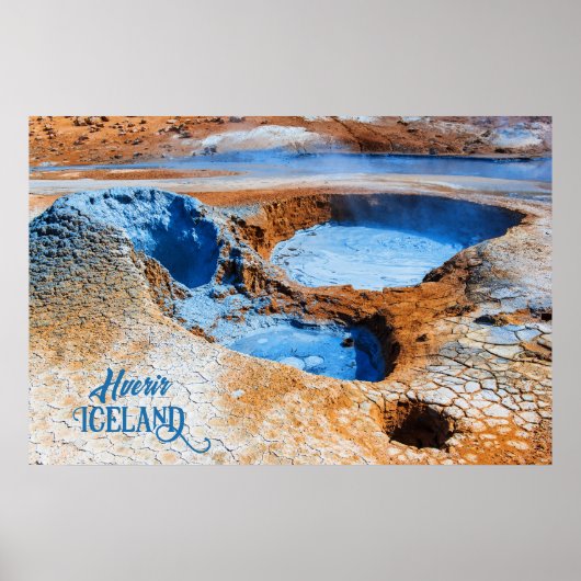 Hverir, IJsland Poster (Voorkant)