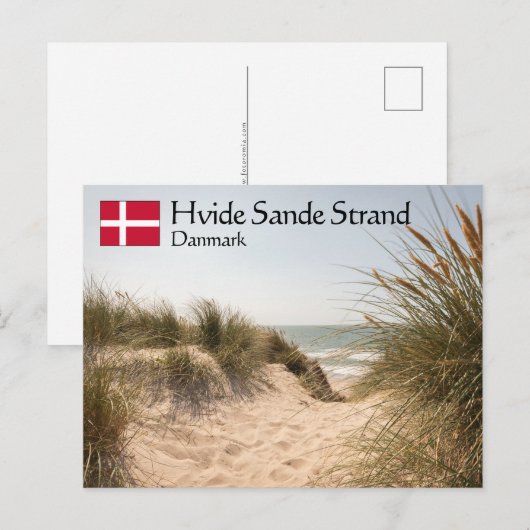 Hvide Sande Denmark Briefkaart (Voorkant / Achterkant)
