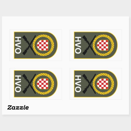 HVO RECHTHOEKIGE STICKER (Vel)