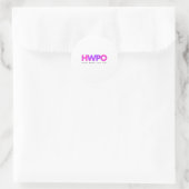 Hw Hard Work Pays Off Pastel Motivational  Ronde Sticker (Tas)
