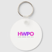 Hw Hard Work Pays Off Pastel Motivational  Sleutelhanger (Voorkant)