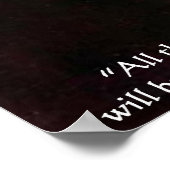 HW Longfellow "Alles komt rond" Wijsheid Poster (Hoek)