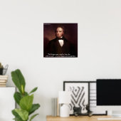 HW Longfellow "Alles komt rond" Wijsheid Poster (Thuiskantoor)
