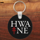 HWA-NE keychain 6/25 (Achterkant)